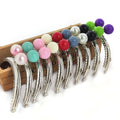 Deepeel MHD038 10.5cm Vintage Purse Frame Handles DIY Bag Straps Hardware Accessories Kiss Clasp Lock Handle for Bags