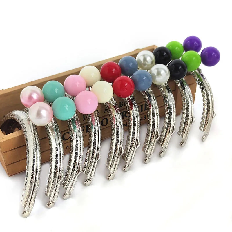 Deepeel MHD038 10.5cm Vintage Purse Frame Handles DIY Bag Straps Hardware Accessories Kiss Clasp Lock Handle for Bags