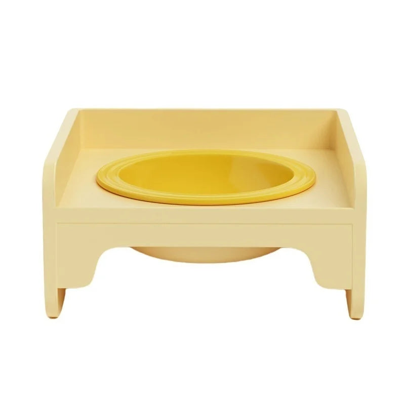 Hot Sale Pet Cube Cat Bowl Holder Dining Table Cat Food Bowl Ceramic Pet Feeder Leaky Neck Pet Bowl