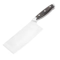 7 Inch 5Cr15 Stainless Steel Kitchen Cleaver Knife with Ergonomic Pakka Wood Handle Eco-Friendly Ambidextrous Design