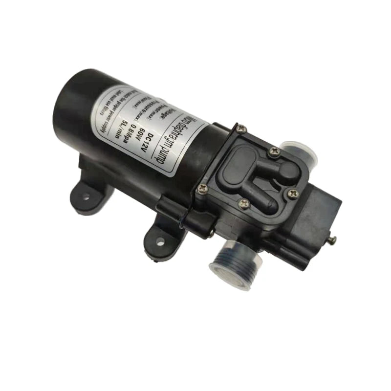 12V 60W Micro Misting Diaphragm Pump for Outdoor Garden Misting Cooling Tunnel Channel Disinfection Self Suck Fog Machine