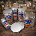 Wholesale Aluminum Jar With Screw 5mL 10mL 30mL 50mL 60mL 80mL 100mL 150mL Round Silver Cosmetic Lid Tin Box