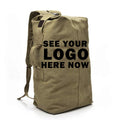 Custom logo Canvas Men Travel Duffle Bags Women Canvas Backpacks Male Large Capacity Travel Backpack Women Portable Tote Bags