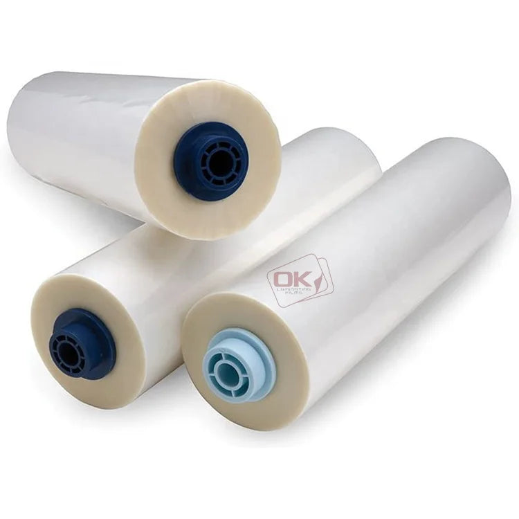 Glossy 635mm*152M 75mic PET Roll Laminating Film A4 Laminating Pouches Roll Film 3MIL Foton