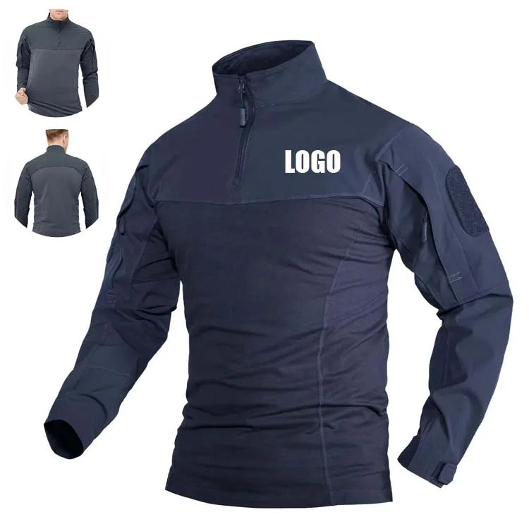 Clothing Manufacturers Breathable Shirt Long Sleeve Tactical t Shirts High Quality Custom logo t Shirt T- Shirts for Men