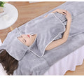 Wholesale Custom Logo Luxury Salon Fitness Spa Bathtub Towel Robe Microfiber Facial Towels Set