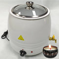 Dontalen Stainless Steel Electric Candle Making Machine with Adjustable Thermostat 10L Capacity Wax Melting Pot