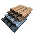 Modern WPC Wood Plastic Composite Exterior Wall Cladding Panel for Household Outdoor Use Waterproof & Eco-friendly