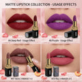 High Quality Waterproof Long Lasting High Pigmented Moisturizing 24 Colors Vegan Cruelty Free Custom Private Label Lipstick
