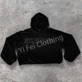 Custom Print 400 Gsm Oversize Vintage Pullover Graphic Hoodie for Men