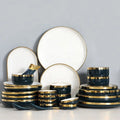 Customized Unique Restaurant Hotel European Wholesale Dinner Set Ceramics Plates Dinnerware