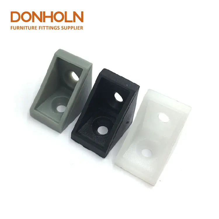 AC6000 Best Selling Right Angle Bracket Table Bracket Plastic Corner Brace Small Triangle Bracket