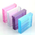 50PCS Nail Art Display Board Transparent Acrylic Strip for Nail Salon 4 Colors Nail Tools Product High Transparency