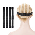 Leeons Custom LOGO Wholesale Black Beige Polyester Nylon Webbing 28cm Length 2.5cm Width Adjustable Elastic Band Metal Buckle