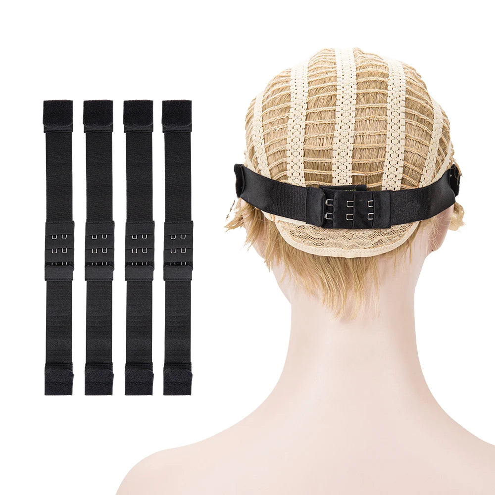 Leeons Custom LOGO Wholesale Black Beige Polyester Nylon Webbing 28cm Length 2.5cm Width Adjustable Elastic Band Metal Buckle