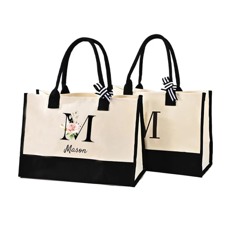 Wholesale Custom logo Large Womens Shopping Cotton Canvas Tote Bag for Wedding and Gifts Teachers