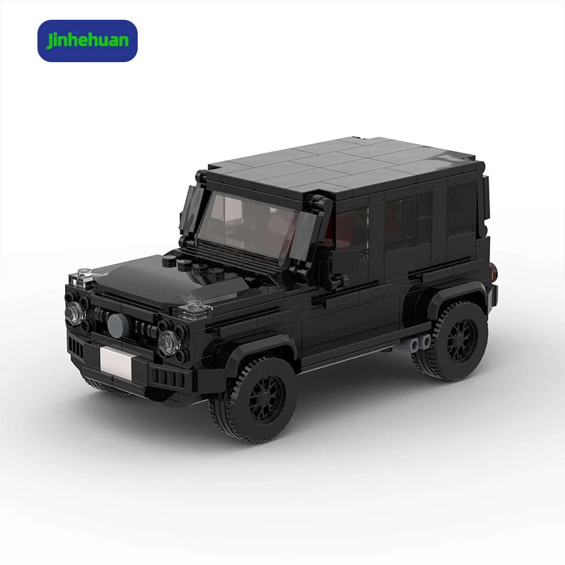New Construction Vehicle Toys Boys Black Sports Cars for Girls Kids Mini Moc Diy Bricks Model Suv Car Building Block Sets