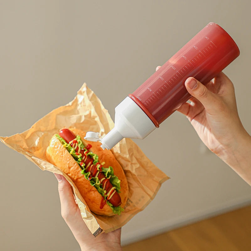 For SHIMOYAMA Hot Retailer Sale Plastic Salsa Sauce Bottle for Kitchen and Camping for Sauce Squeeze
