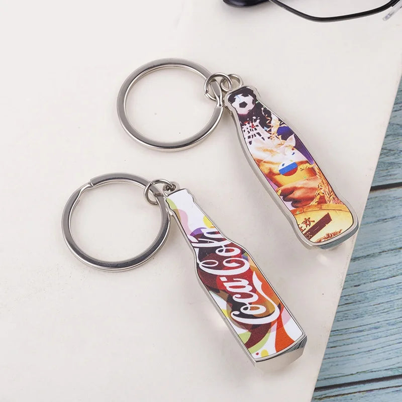 Wholesale Super Quality Custom Sublimation Blank Bottle Opener Keychain