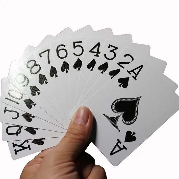 New Design U.S. Custom Poker Logo Paper Plastic Black Tin Playing Card Box