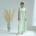 Muslim Modest Long Dress Dubai Muslim Abaya Luxury Rhinestone Islamic Clothing Traditional Muslim Clothing Sleeveless Dress MegaBDM
