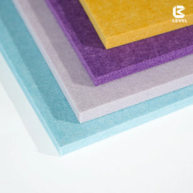Eco-friendly 100% Recyclable Material Polyester Fiber Modern Acoustic Panels High NRC 0.85-0.98 for Office Auditorium
