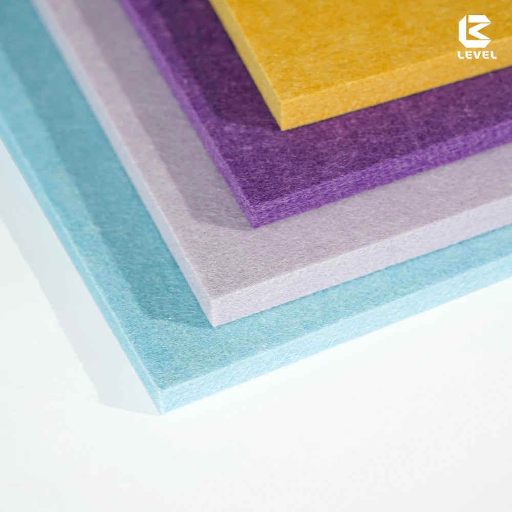 Eco-friendly 100% Recyclable Material Polyester Fiber Modern Acoustic Panels High NRC 0.85-0.98 for Office Auditorium