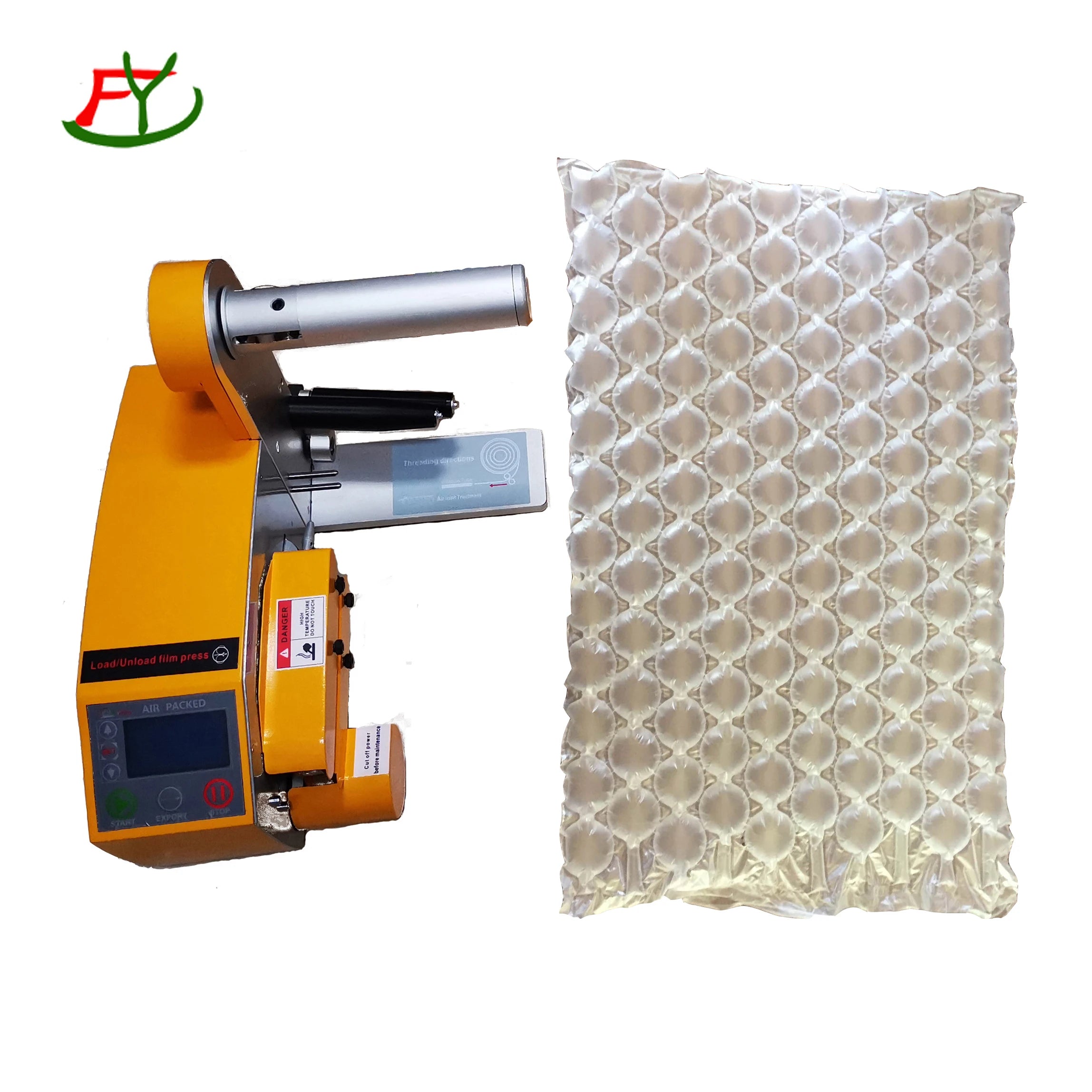 Protective Packaging Made Easy Fenyu PE Air Cushion Bag Film Biodegradable Anti-Static User-friendly Air Bubble Cushion Machine