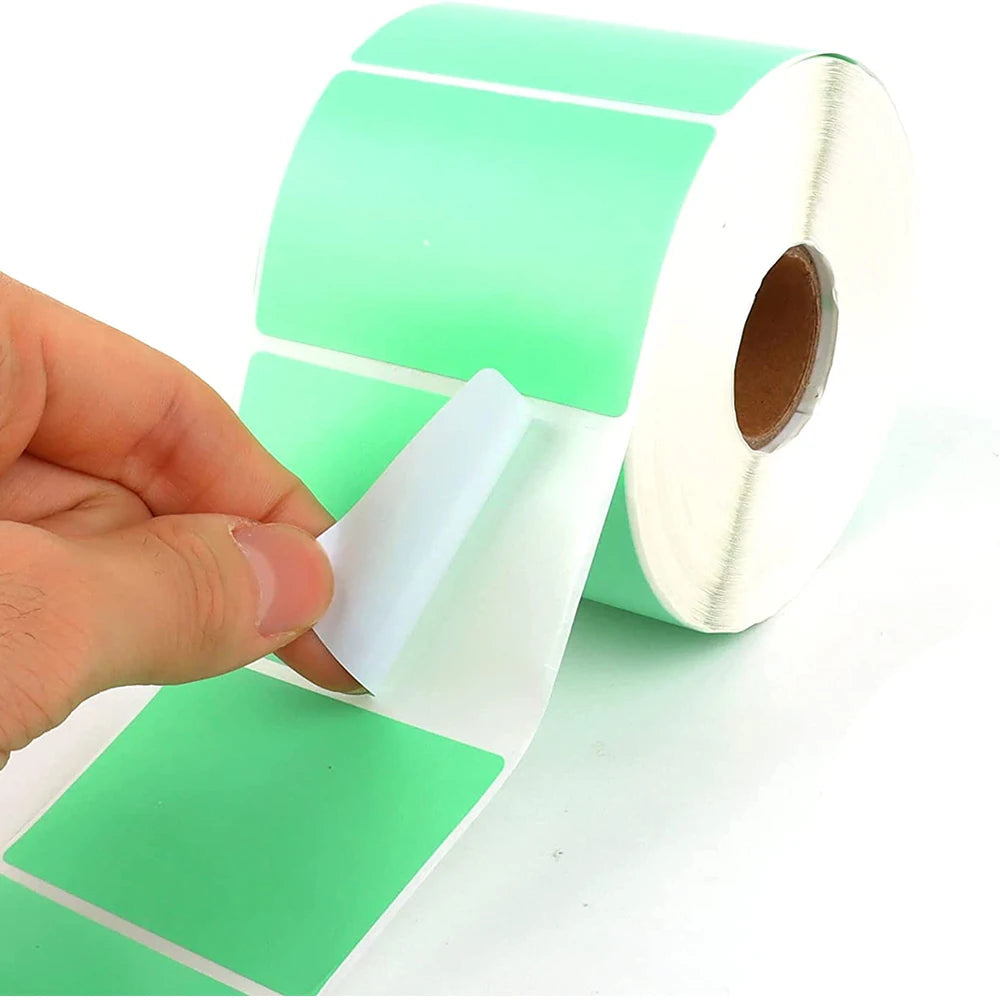 Full Thermal Bottle Label Printing Red.yellow.blue.green.brown.orange.purple.pink and White