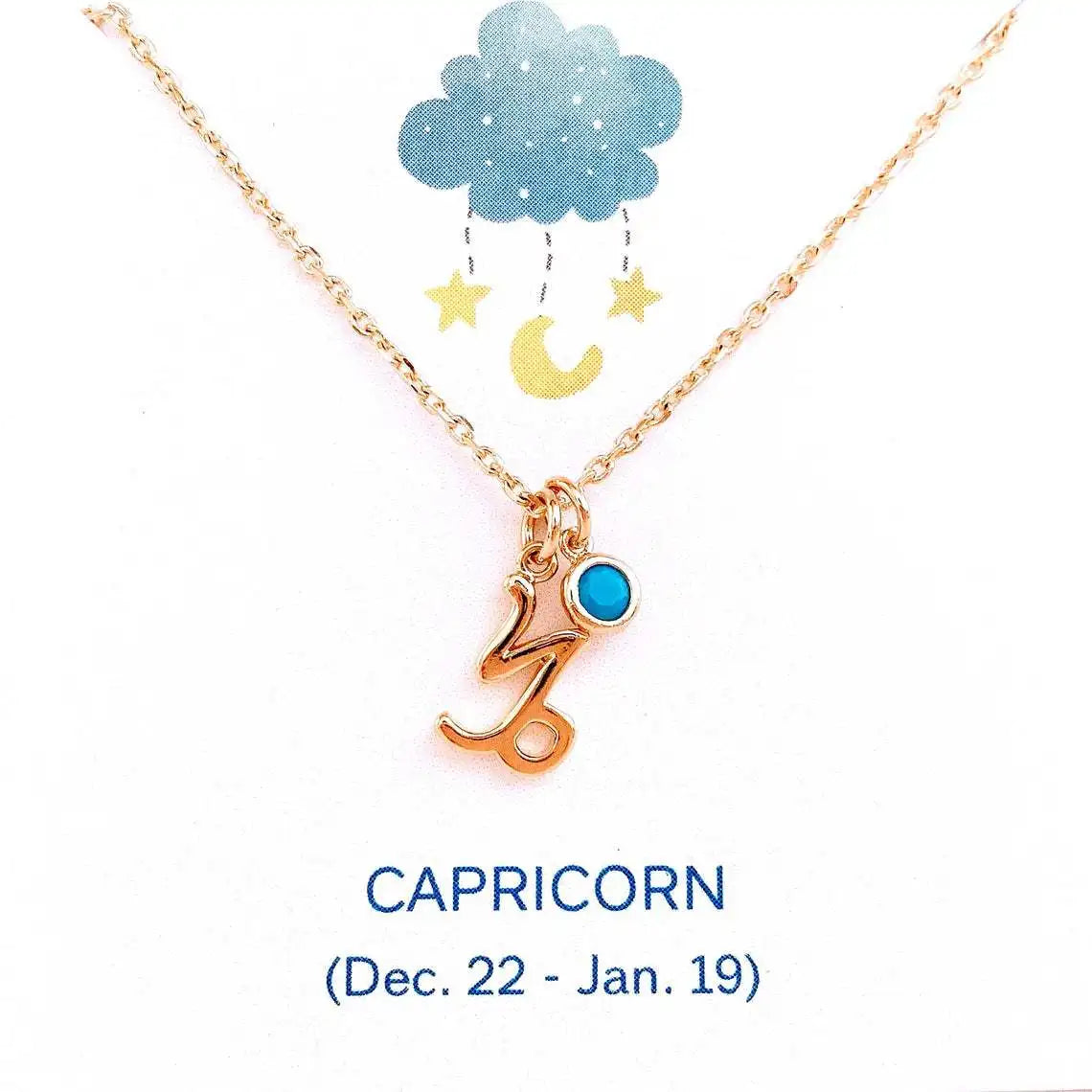 2025 Wholesale Dainty Zodiac Gold Plated Chains Crystal Sign Charms Necklace Jewelry for Women