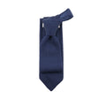 Navy Knitted Design Solid Color Neckties Pure Silk Men Handmade Flat End Wholesale Suit Ties Standard Knit Tie Men