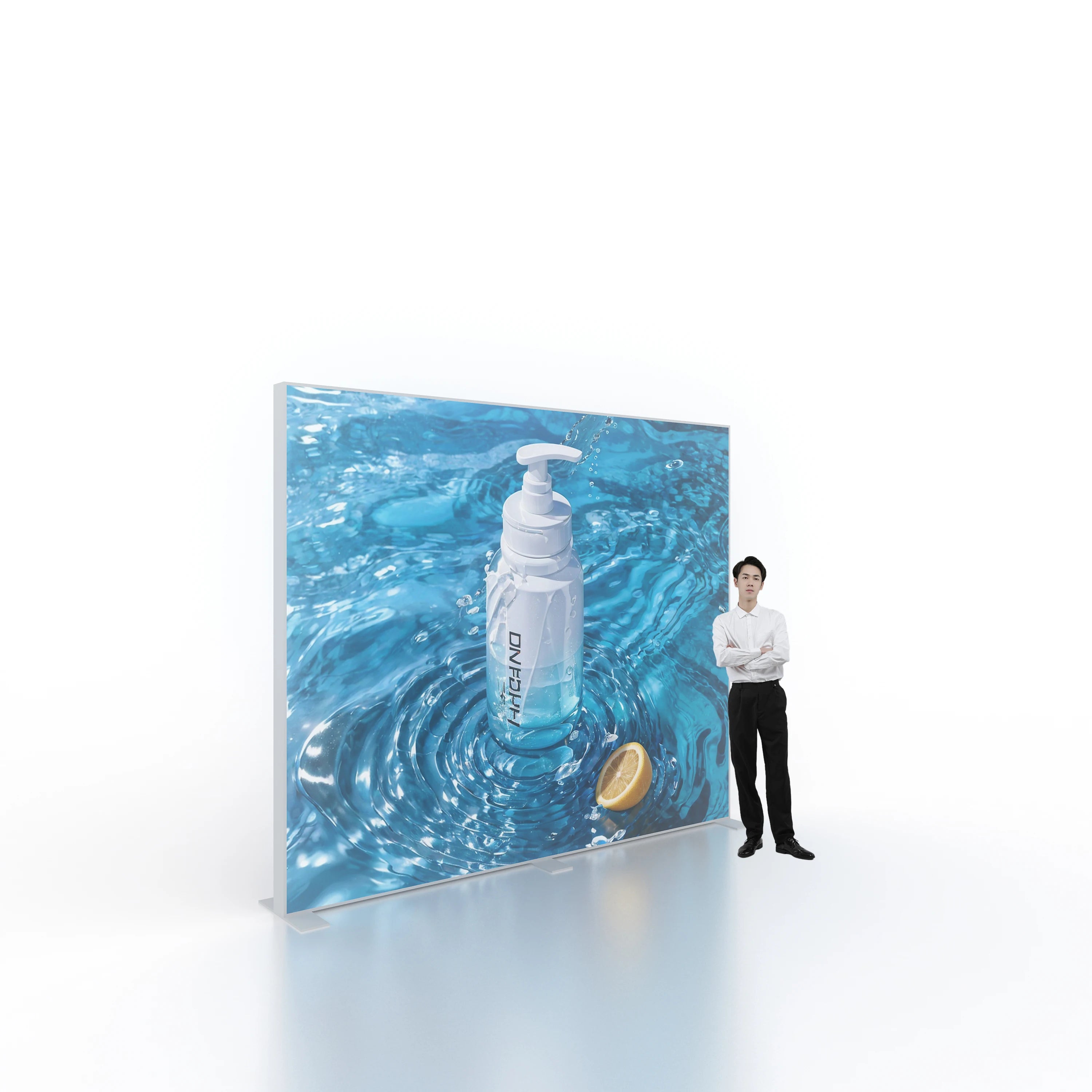 Tradeshow Exhibition Booth Display Tension Fabric Backdrop SEG Pop up Led Backlit Light Box Seg Light Box Event