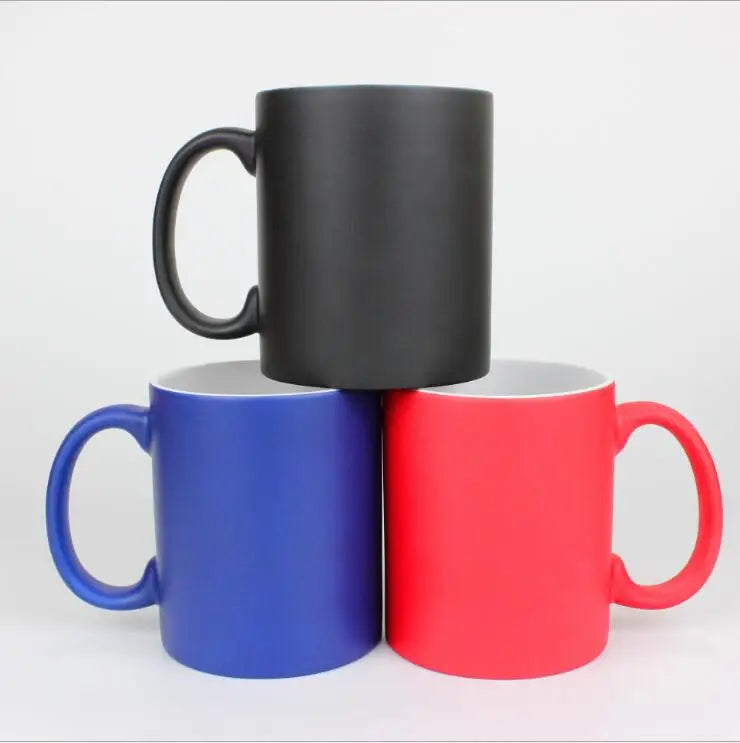 11oz Sublimation Blank Color Changing Mug Heat Press Printable Cup for Christmas/Diy Crafts