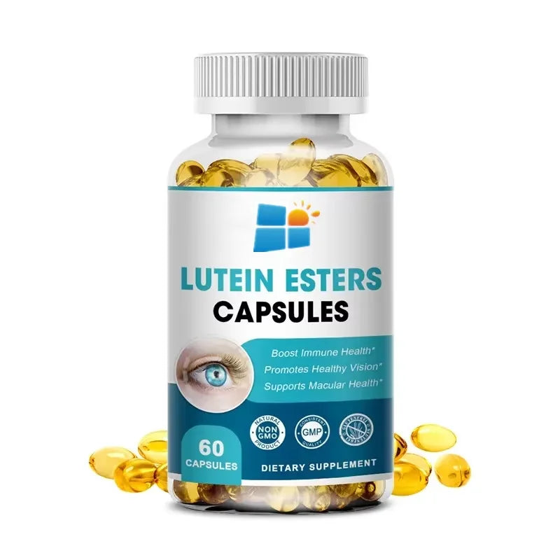 OEM/ODM/OBM Herbal Supplement Beauty Lutein Extract Capsules With Zeaxanthin Vitamins Eyes Retinal Protection Softgel Capsule