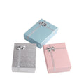 Ready to Ship Silver Cloth Flower Jewelry Box Lenny Jewelry Set Box