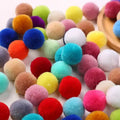1cm Christmas Trees Decorations High Elastic Yarn Colorful Balls Pompoms Handmade DIY Art Toy Accessories 100 Pieces/Pack Model