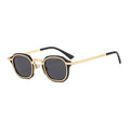 STORY OT22016 New Product Ideas 2022 Small Frame Literary Round Sun Shades Designer Gradient Vintage Metal Frame Sunglasses
