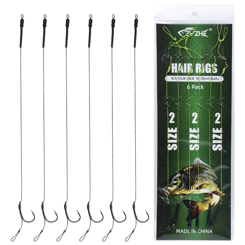 New European Style Carp Fishing Set Anti Bite Sub Line Handcrafted and Finished High Carbon Steel Fishing Hook  Wholesale