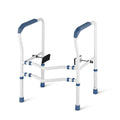 150kg Steel Powder Coated Toilet Safety Frame Adjustable Handrails Modern Design Stand-Alone Rails for Elderly Toilet Seat