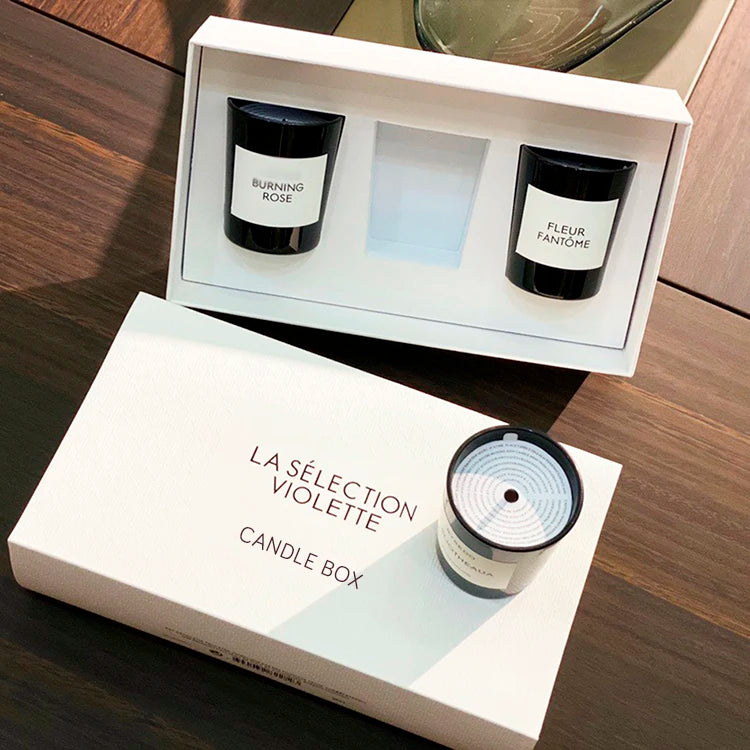 Wholesale Price Custom Magnetic Tea Skincare Candle Gift Box Packaging Luxury Gift Box for Candles