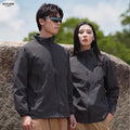 High Quality Custom Company Logo Camping Hiking OEM Outdoor Motorcycle Jacket Waterproof Men Softshell Stand Collar