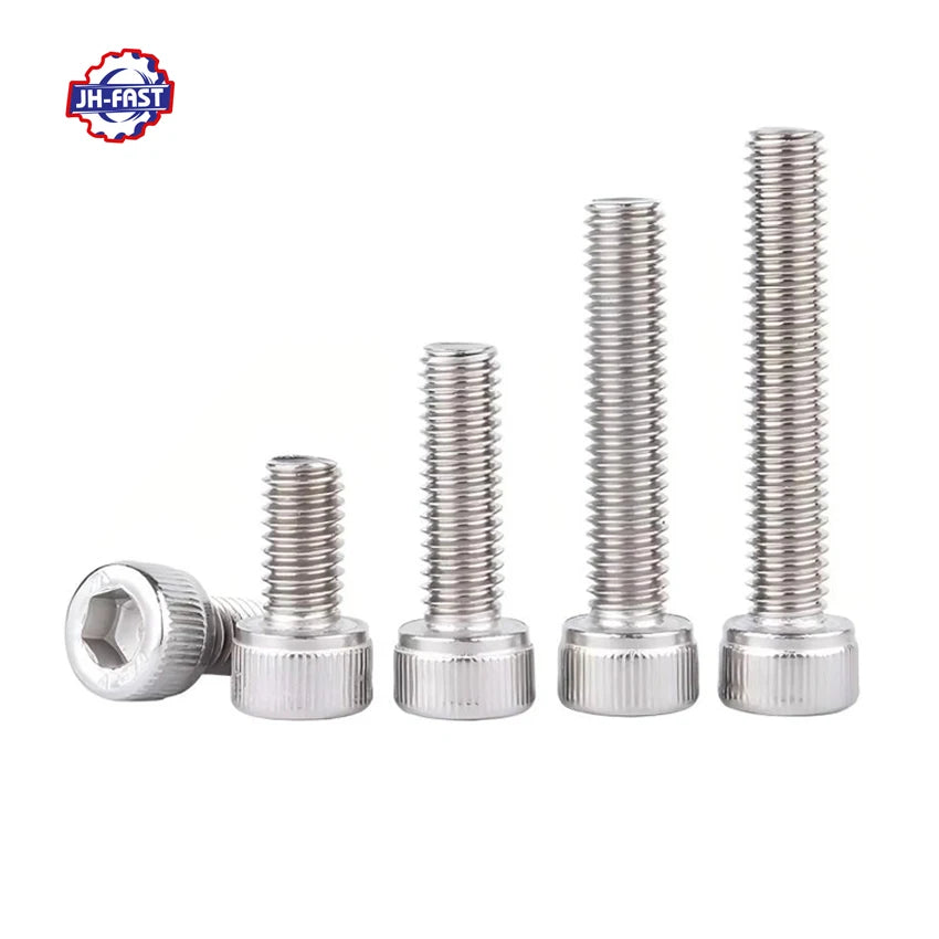 Stainless Steel Din 912 A2 70 M2.5 M3 M4 M5 M6 Allen Hexagon Hex Socket Head Cap Screws Din912 304 Allen Key Bolt Screw