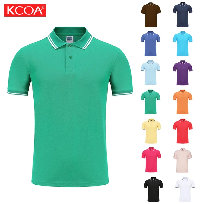 OEM Wholesale Custom Logo Embroidery Plain Blank Bulk Polo Cotton Polo Shirts for Men