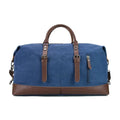 British Style Large Capacity Zipper Closure Durable Canvas Gym Business Travel Duffle Bag