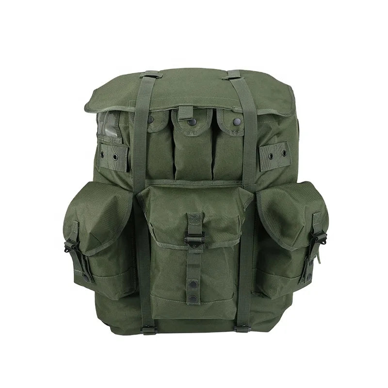 Waterproof Polyester Large Capacity Green Camping Hiking Outdoor Duffle Tactical Nylon Alice Backpack