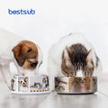 2020 New Wholesale Modern Designed Custom Sublimation White Double Wall Stainless Steel Petdog Water Food Bowl Business Gifts