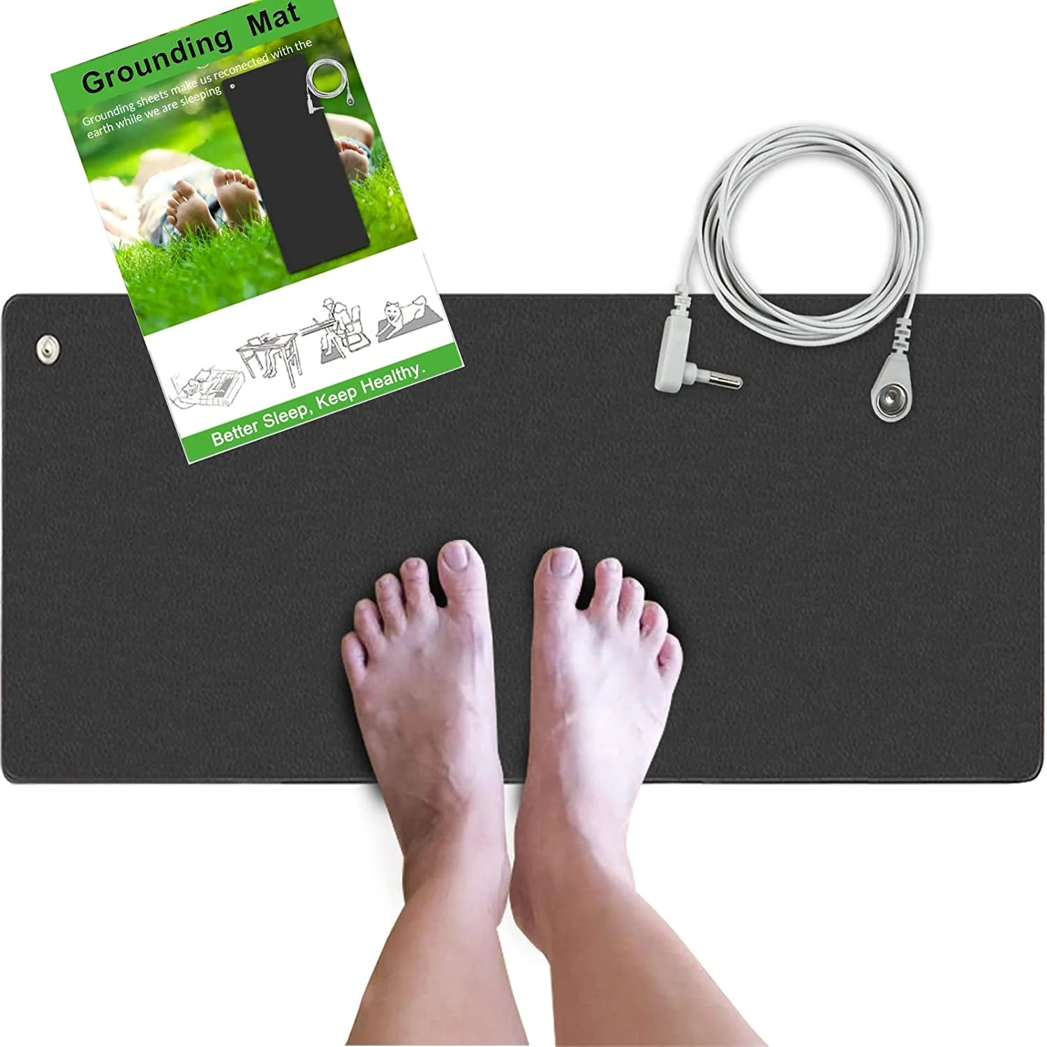 Relieve the Stress Reduce Pain Improve Sleep Grounding Mat  Earthing