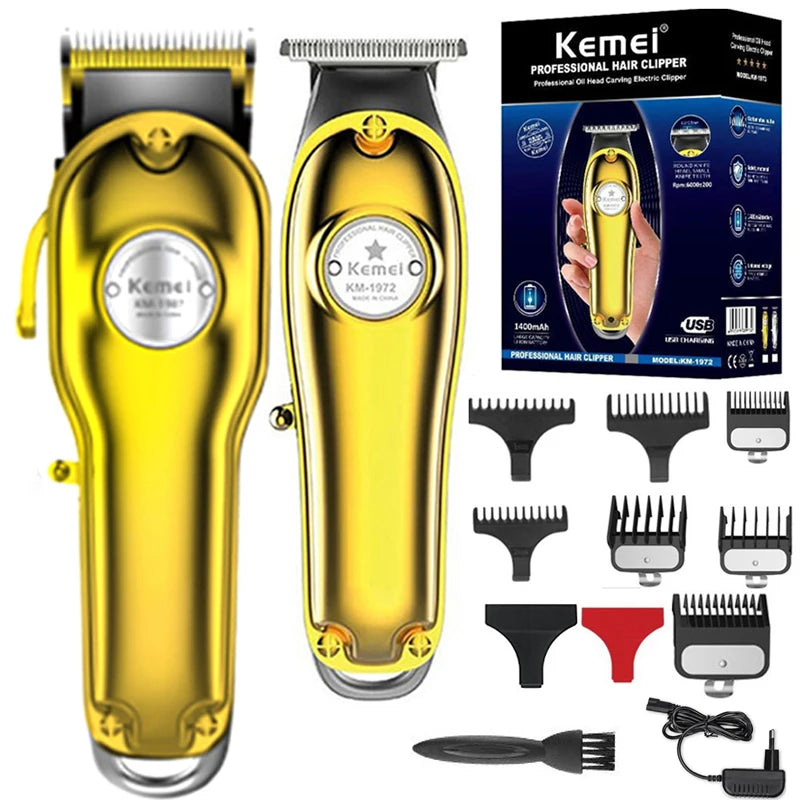 Professional Adjustable Men's Grooming Razor Hair Trimmers Plastic Handle Stubble Face Rechargeable Sharp Hair Cutting Machine