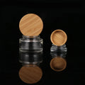 5g 15g 20g 30g 50g 100g 200g Eco Friendly Glass Cream Jar with Bamboo Lid Set Wooden Cosmetic Packaging