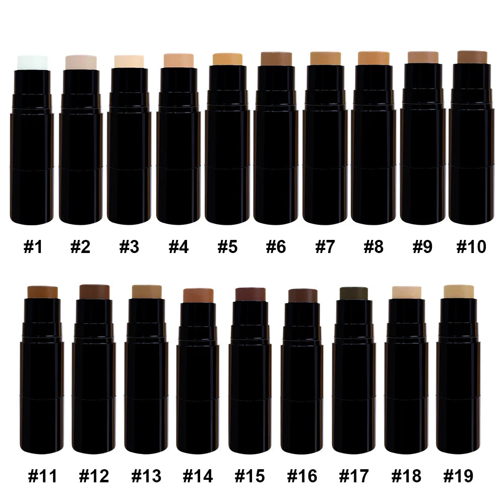 Professional High Pigment Waterproof Vegan Long Lasting Highlighter Contour Face Makeup Cream Bronzer Contour Stick